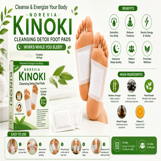 Kinoki - Cleansing Detox Foot Pads – 10 Pcs