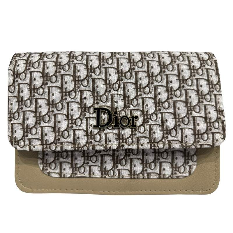 ProductImage89_1755072314.jpg Beige | Dior Oblique Canvas & Leather Flap Clutch | Luxury Designer Handbag for Women - Image 2
