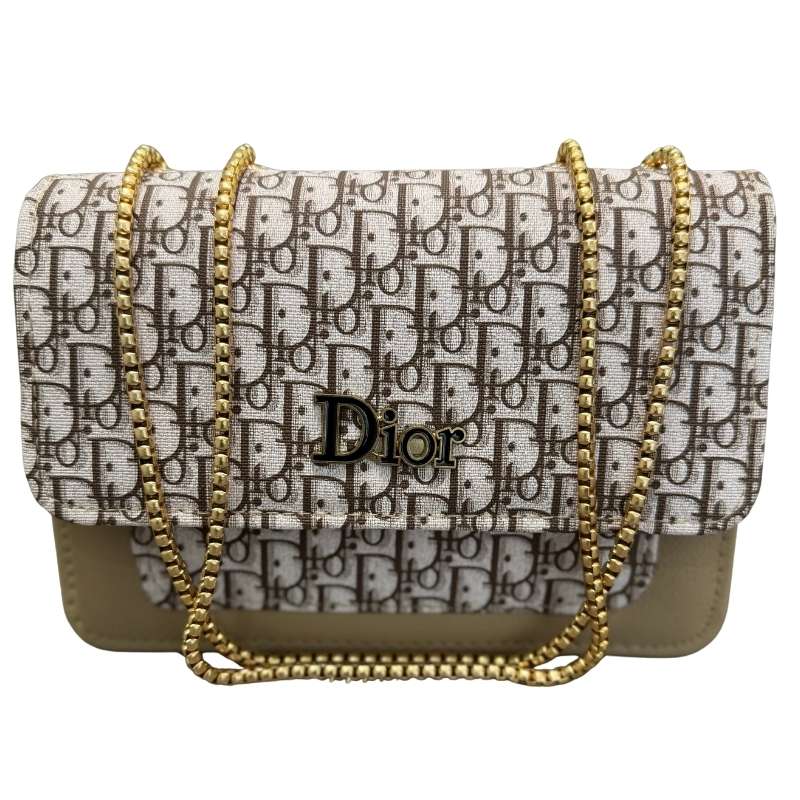 ProductImage95_1755075773.jpg Beige | Dior Oblique Canvas & Leather Flap Clutch | Luxury Designer Handbag for Women